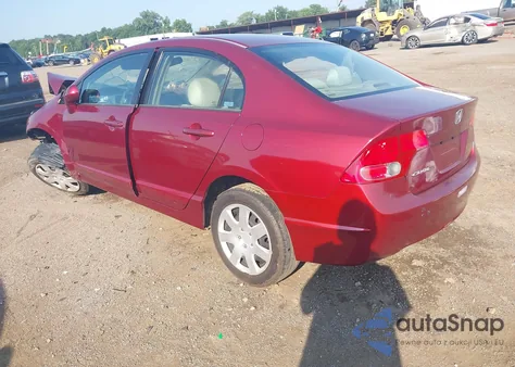 2006 Honda Civic Lx из США, поврежденный, VIN 1HGFA16596L032454